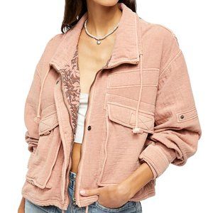 Free People Eyes On You Cotton Utility Jacket